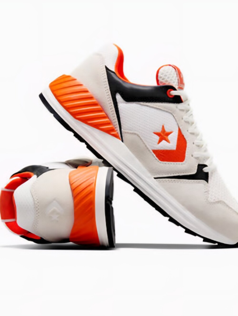 Converse Men’s White & Orange Performance Sneakers.  Unisex.. SZ 9.5 - Picture 3 of 9